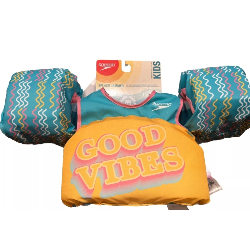 *Speedo Splash Jammer Personal Floatation Device, Kids Girl, 33-55 lbs